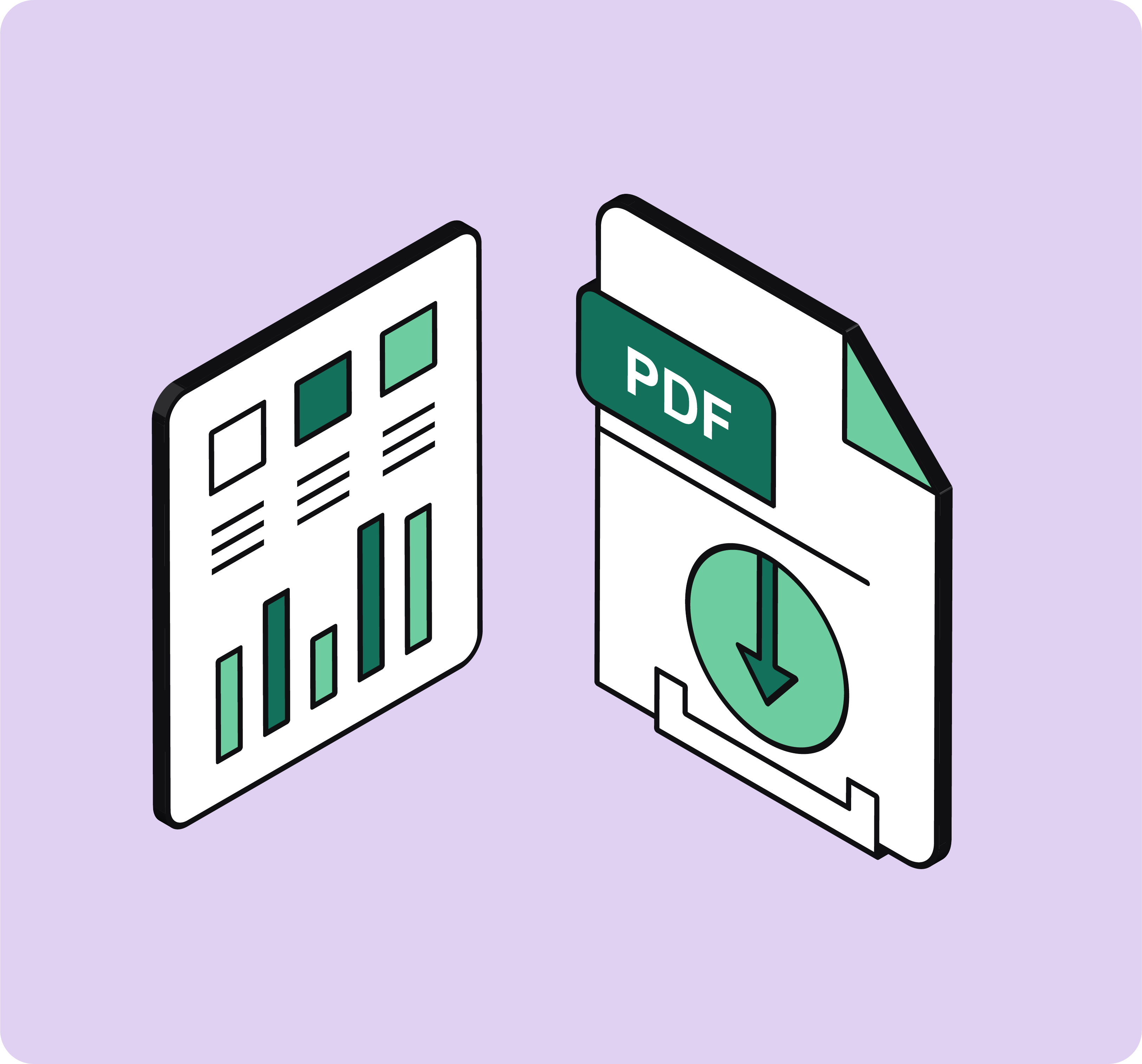 Export user friendly PDF reports